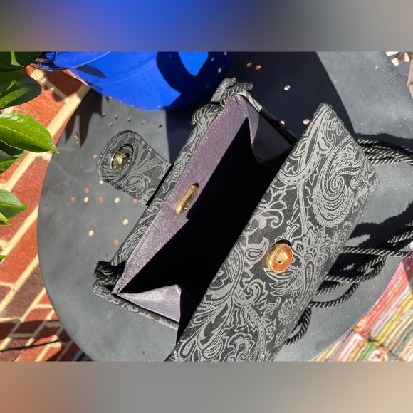 Lovely Vintage Paisley Ande Cross Body Evening Bag - Picture 7 of 10